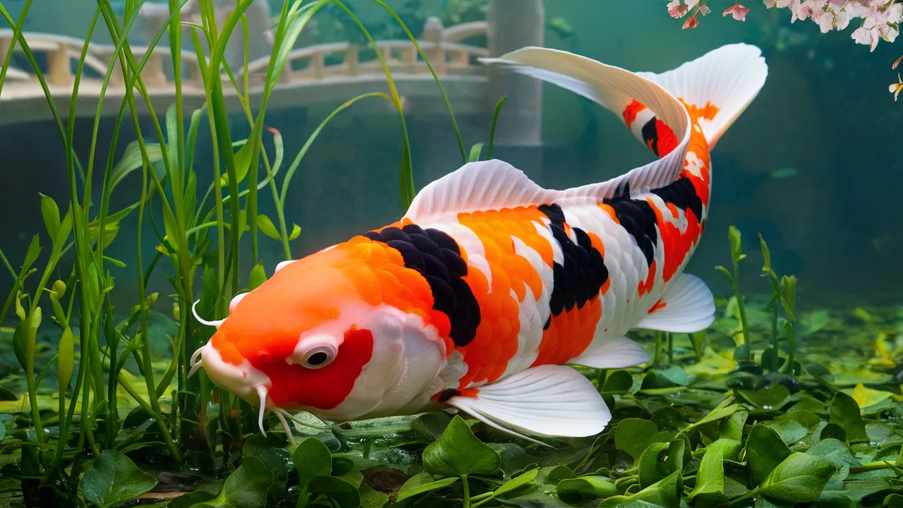 Kikusui Koi Fish: The Elegant Chrysanthemum Koi Fish